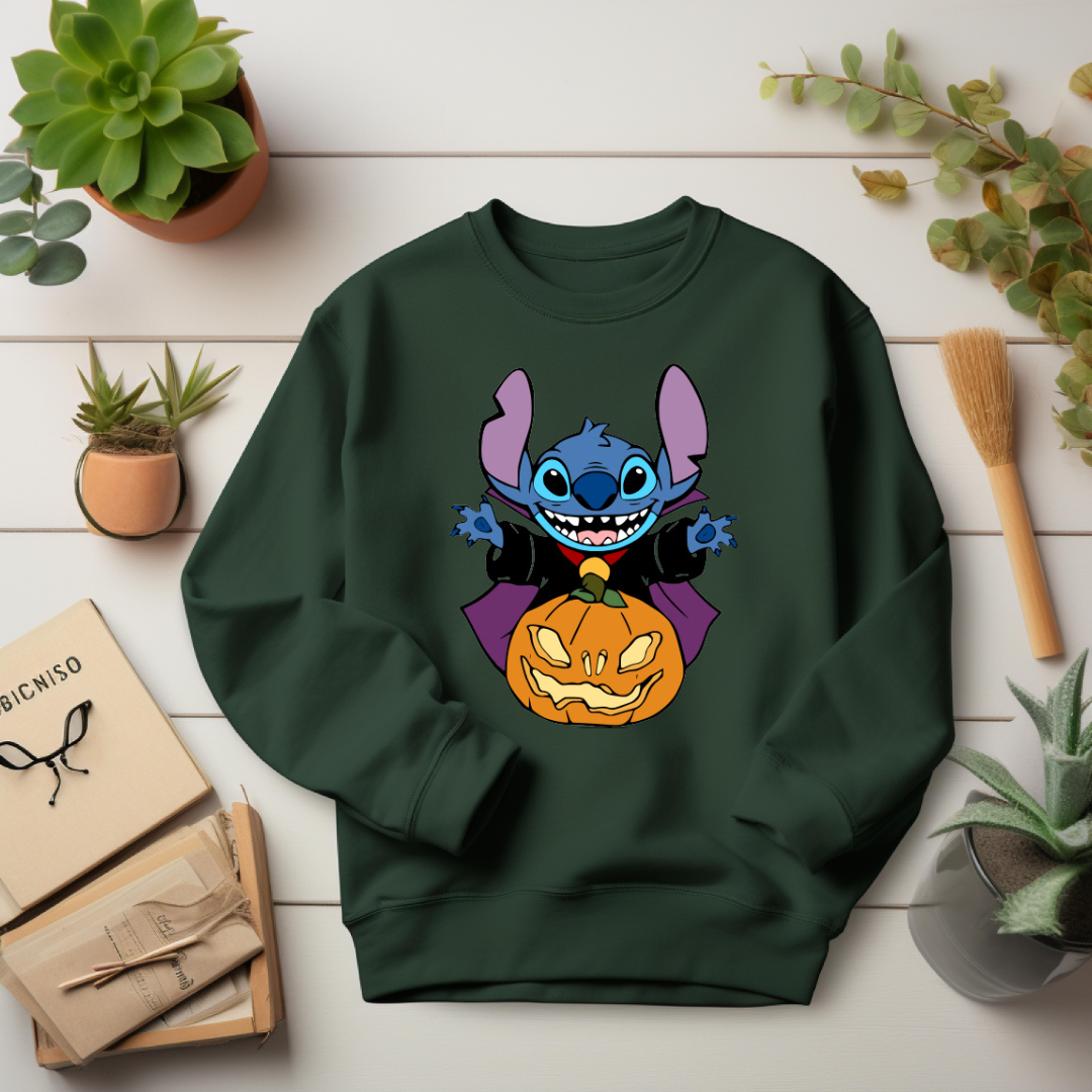 Alien Jack-O-Lantern Sweater