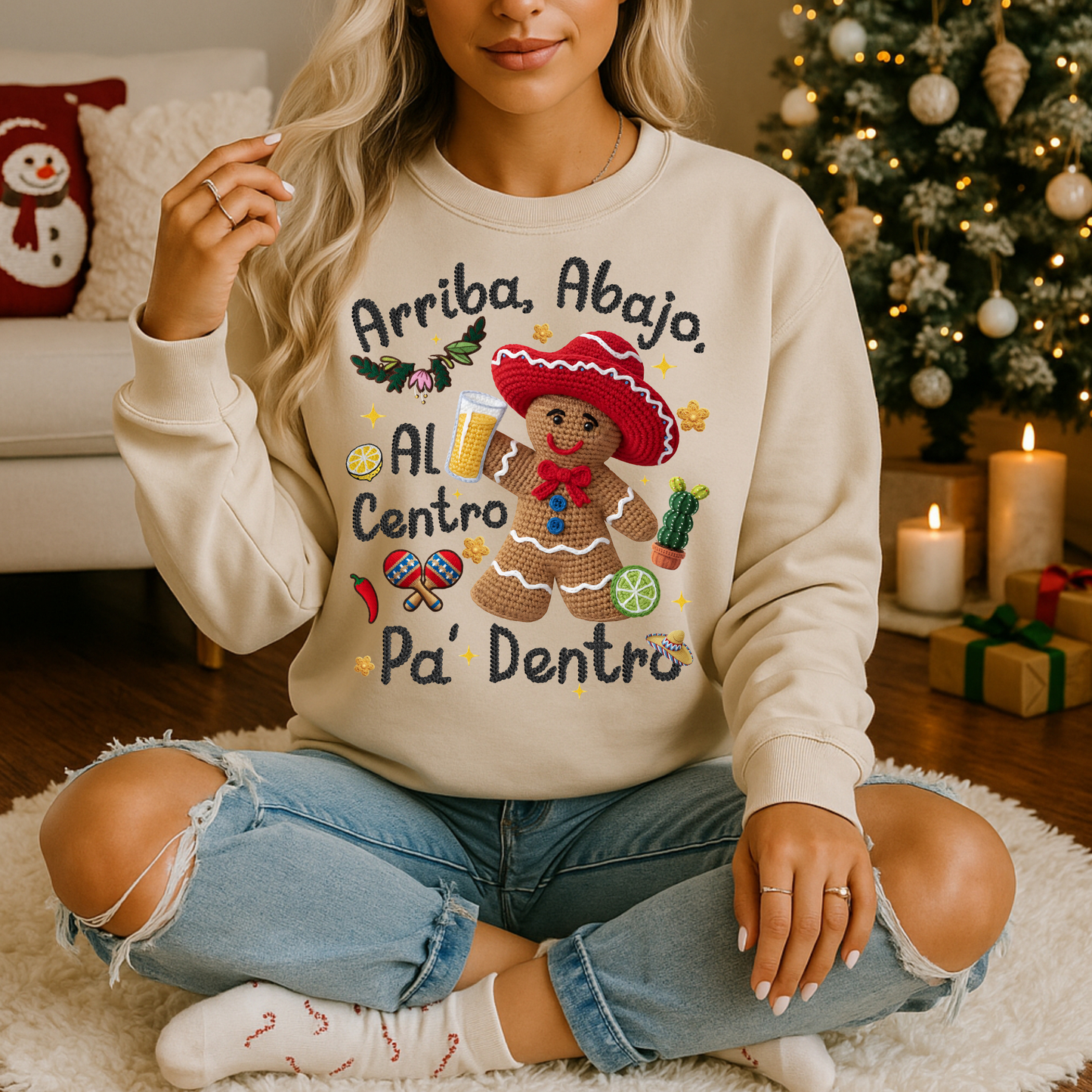 Arriba Gingerbread Yarn Effect