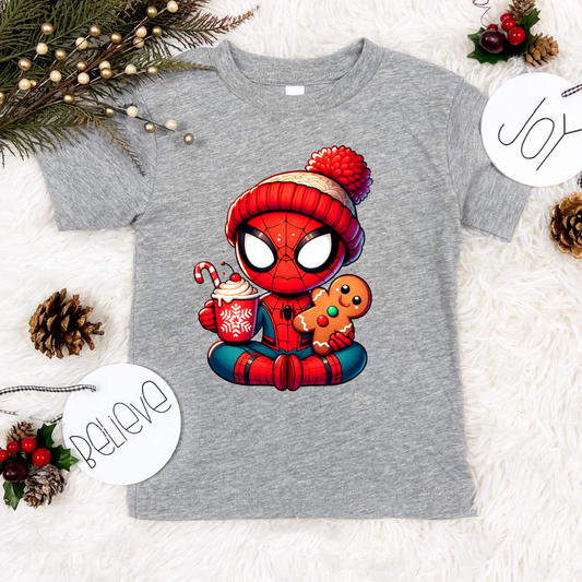 Kids Spidey Xmas Shirt or Sweater