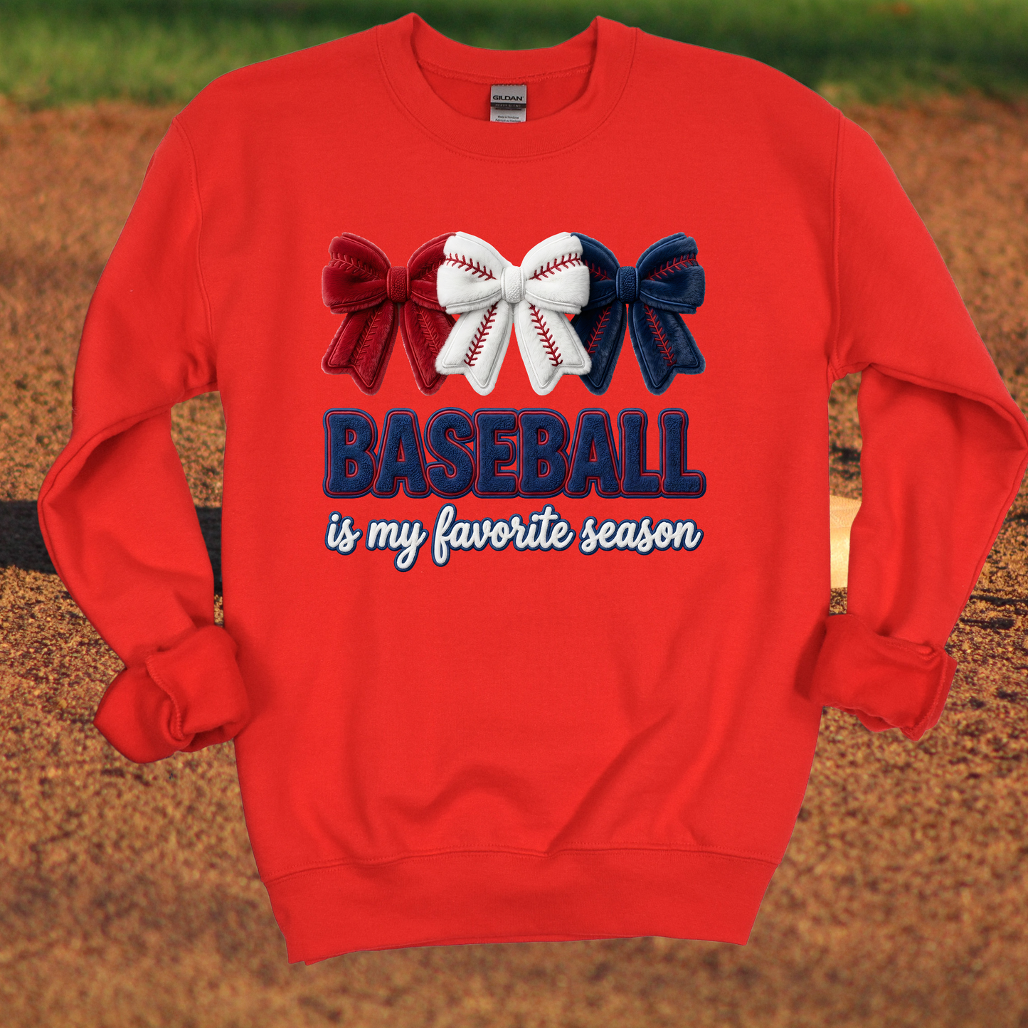 Baseball is My Favorite Season Yarn Effect