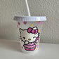 Kids Ballerina Kitty Plastic Cup