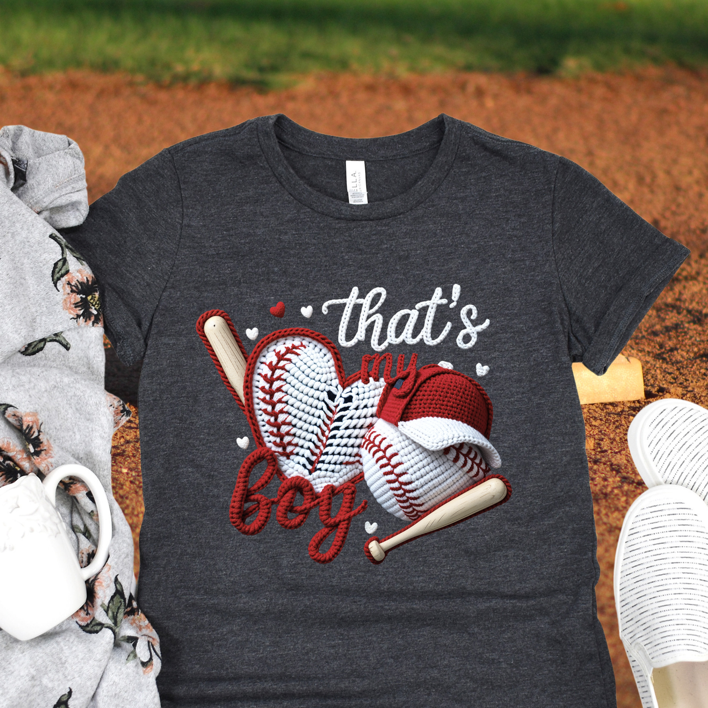 That's My Boy Baseball Yarn Effect