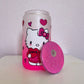 HK Love 16oz Glass Cup