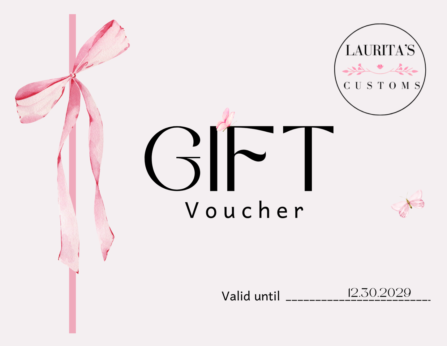 Laurita's Customs Gift Card