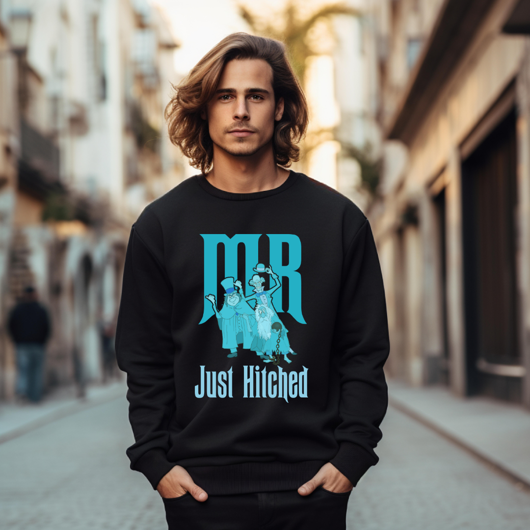 Haunted Mr / Mrs Just Hitched Sweater