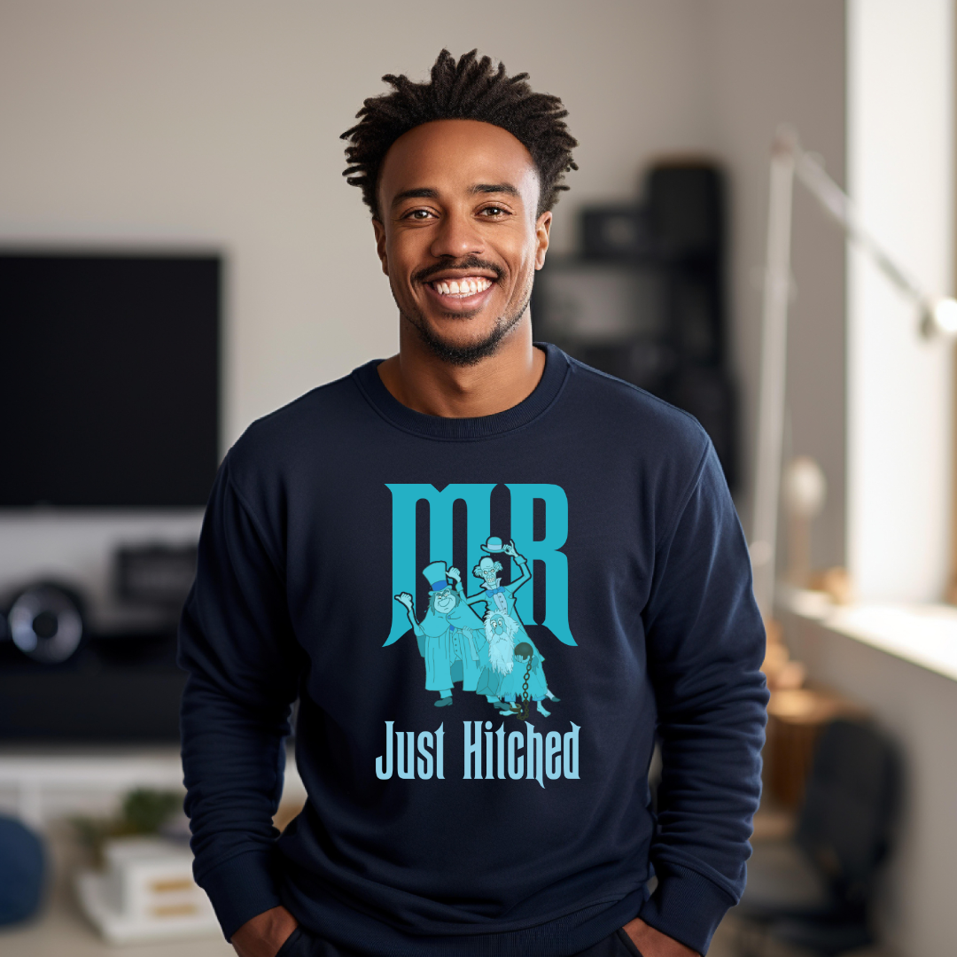 Haunted Mr / Mrs Just Hitched Sweater
