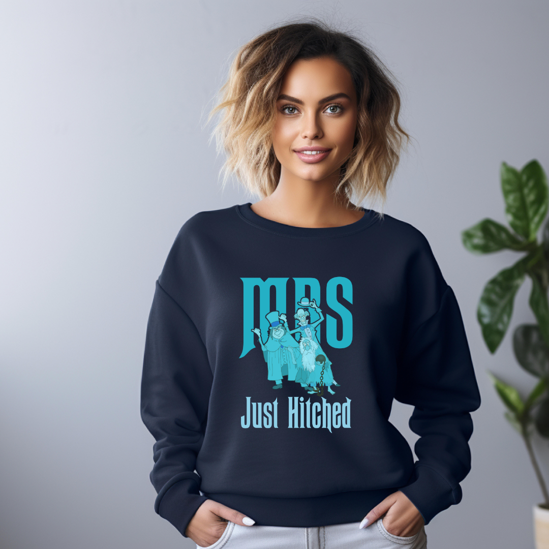 Haunted Mr / Mrs Just Hitched Sweater