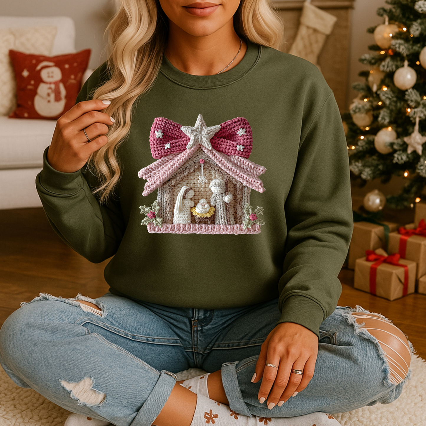 Nativity Yarn Effect