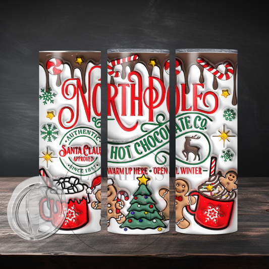 North Pole Tumbler 20oz