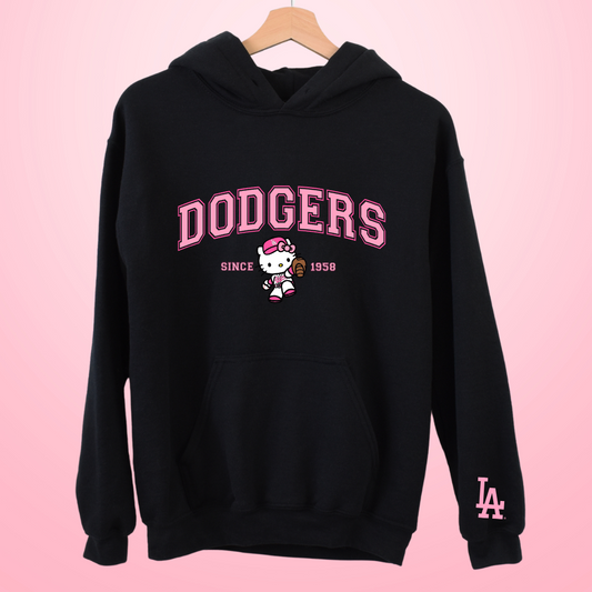 HK Pink LA Baseball Hoodie