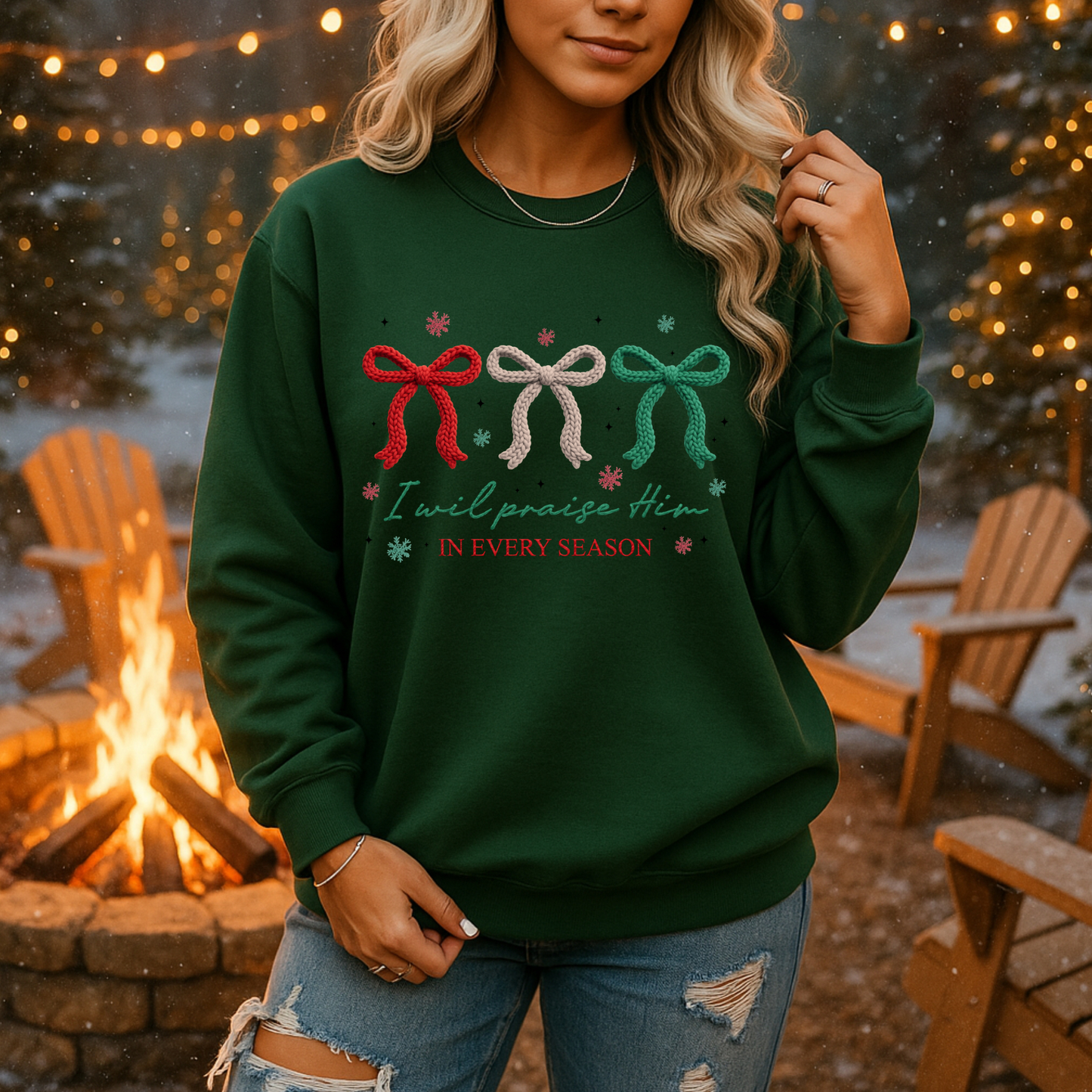 Praise Him Every Season Yarn Effect