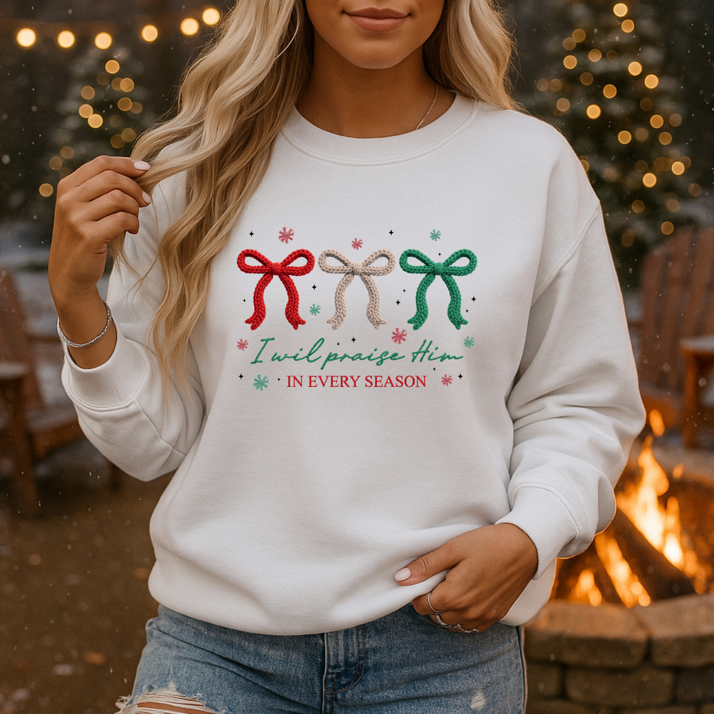 Praise Him Every Season Yarn Effect