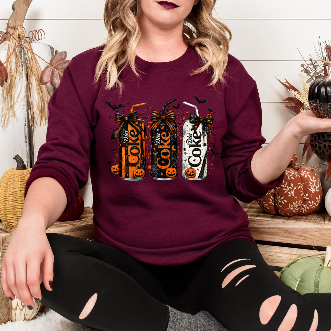 Spooky Diet Soda Sweater