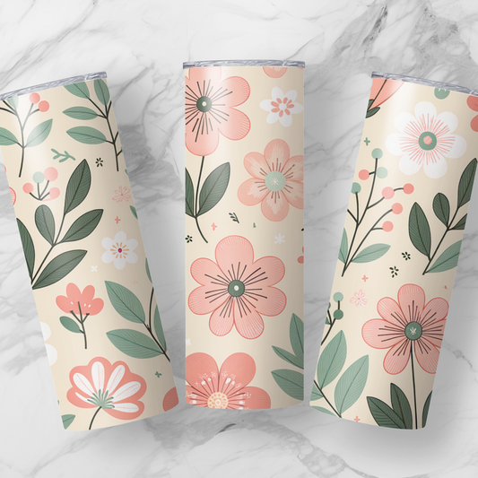Spring Flowers 20oz Tumbler