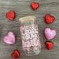 Love You a Latte Glass Cup
